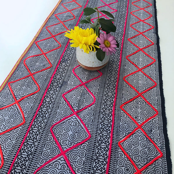 Hmong decor fabric or table runner