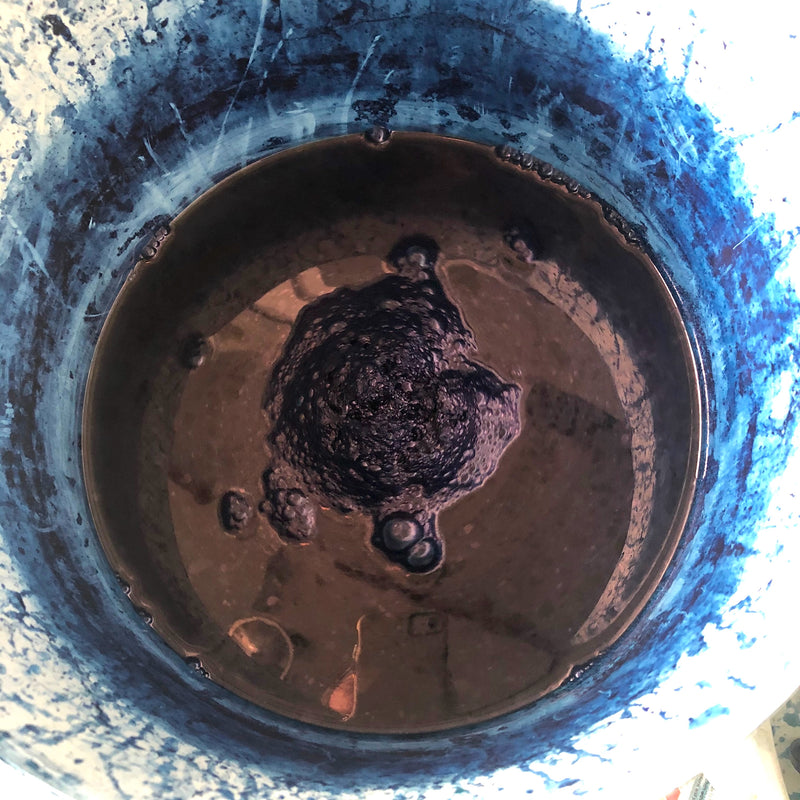 Shibori and Indigo workshop vat in the tropics - Pallu Design