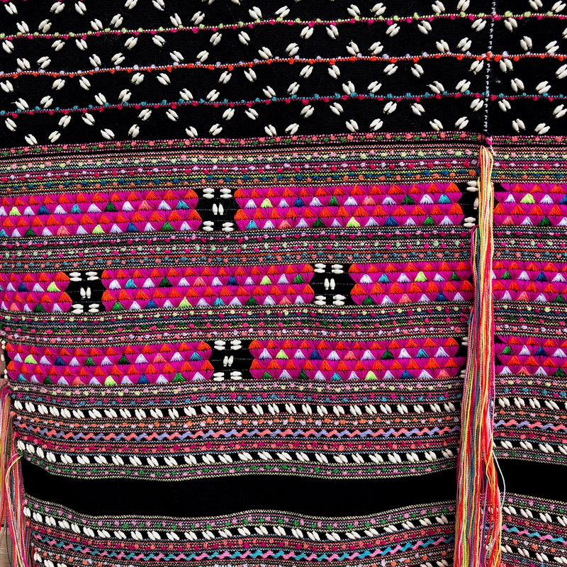 Authentic Hand Woven Tribal Top with Seed Beads