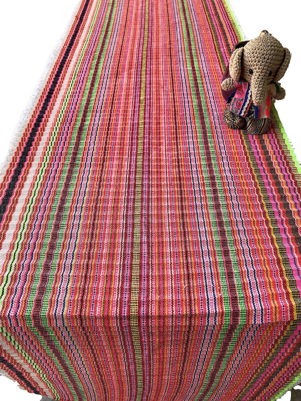 Hmong fabric pleated Table runner fabric - Pallu Design