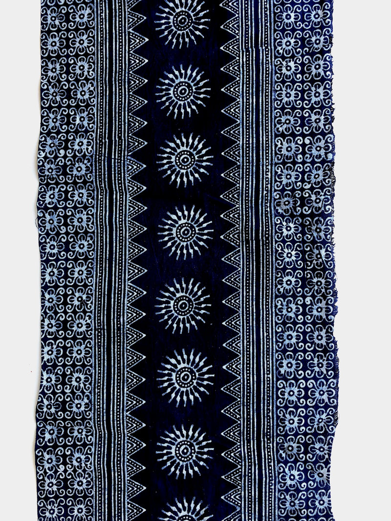 Table Runner - Indigo dyed batik Hmong fabric