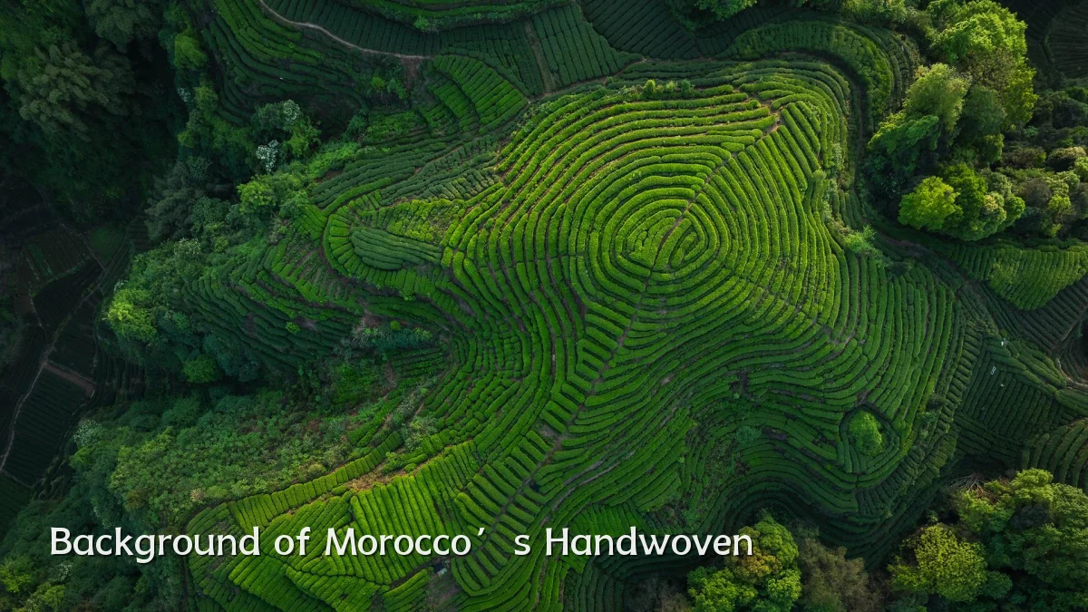 Background of Morocco’s Handwoven