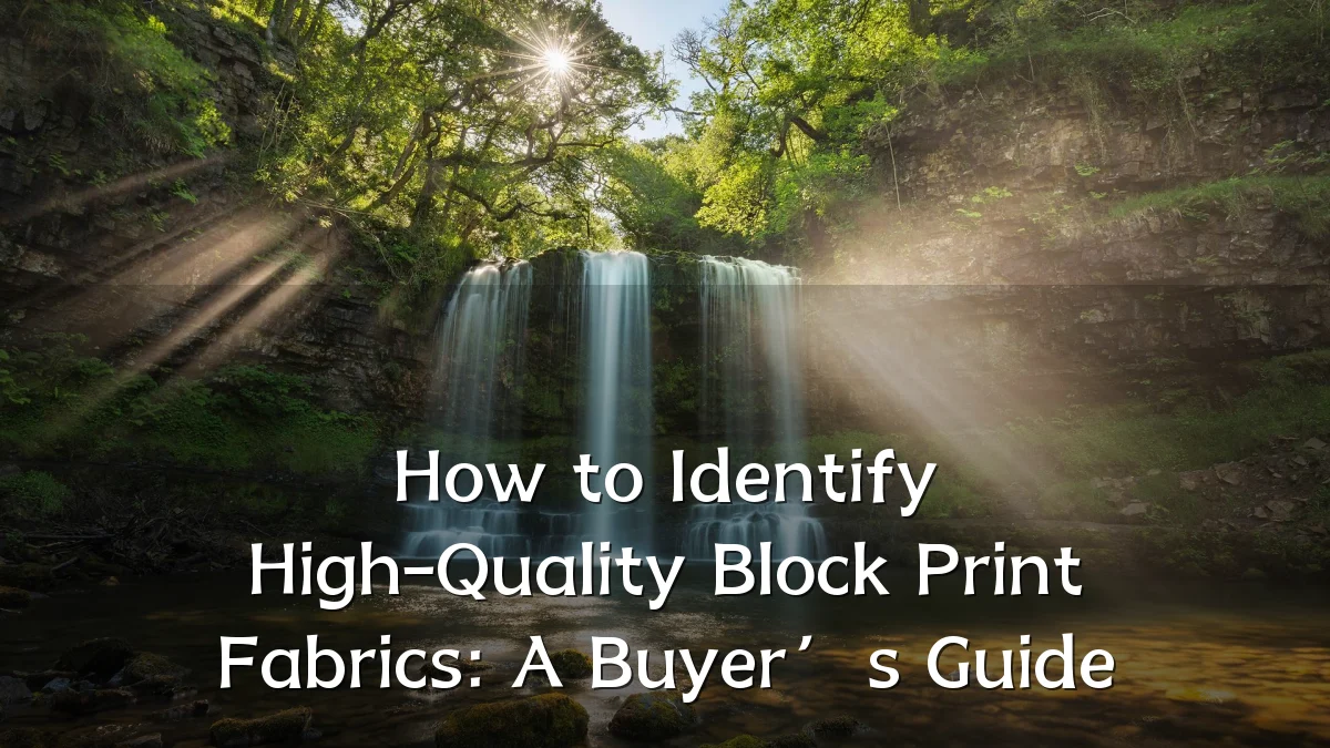 How to Identify High-Quality Block Print Fabrics: A Buyer’s Guide