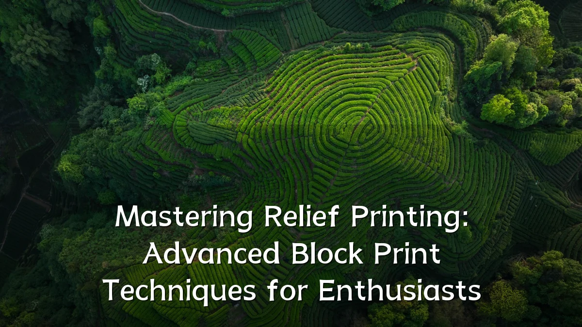 Mastering Relief Printing: Advanced Block Print Techniques for Enthusiasts