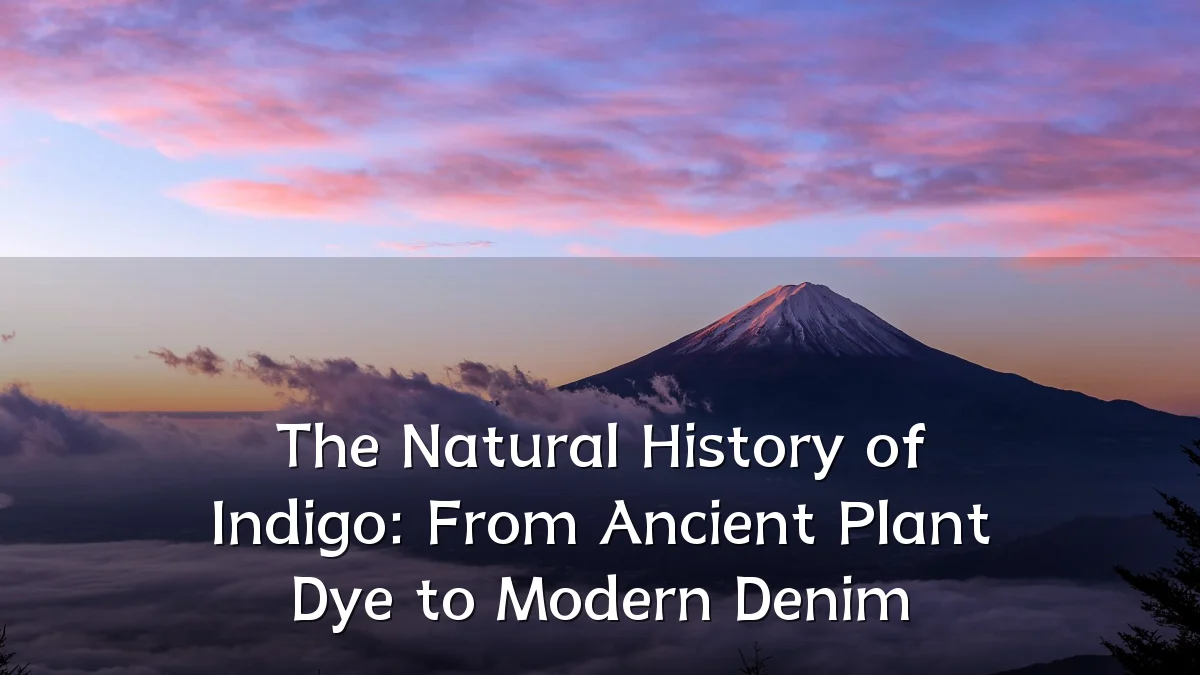 The Natural History of Indigo: From Ancient Plant Dye to Modern Denim