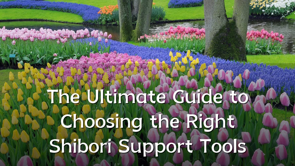 The Ultimate Guide to Choosing the Right Shibori Support Tools