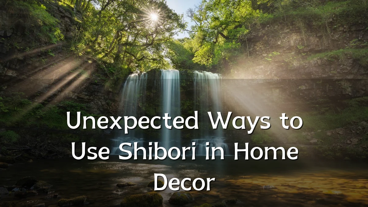 Unexpected Ways to Use Shibori in Home Decor