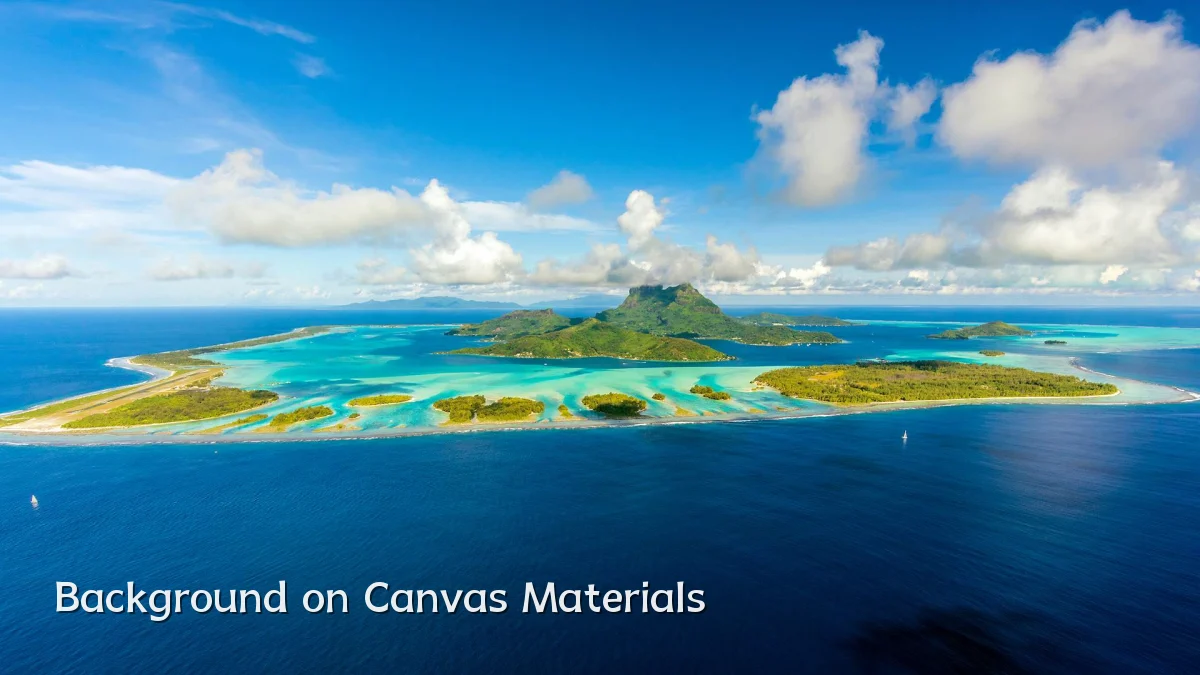 Background on Canvas Materials