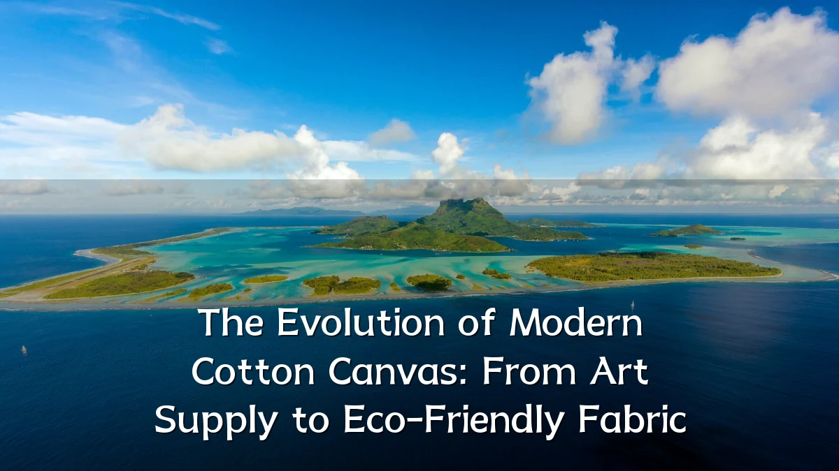 The Evolution of Modern Cotton Canvas: From Art Supply to Eco-Friendly Fabric